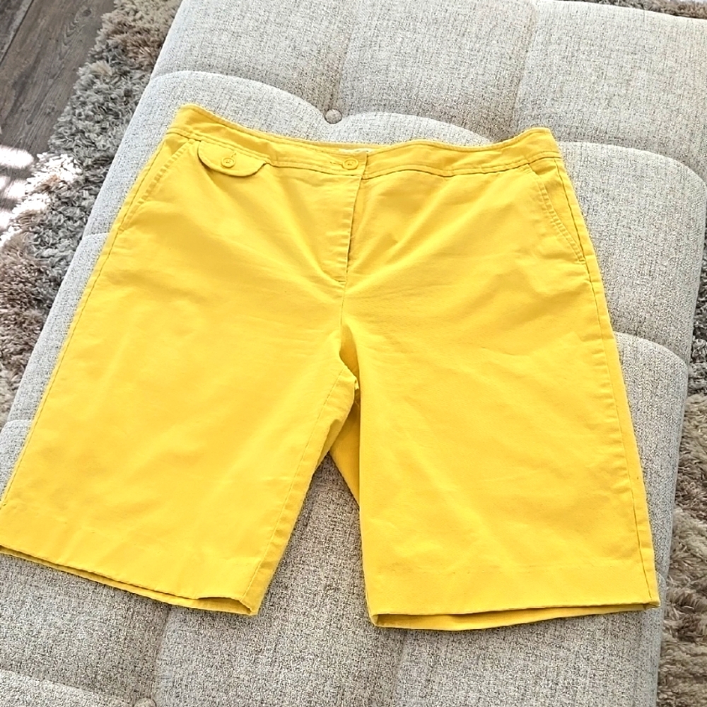 Women's Yellow Shorts